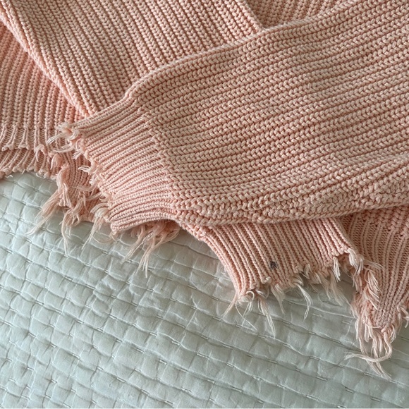 Forever21 Crochet Knit Cropped Hoodie - Picture 2 of 3